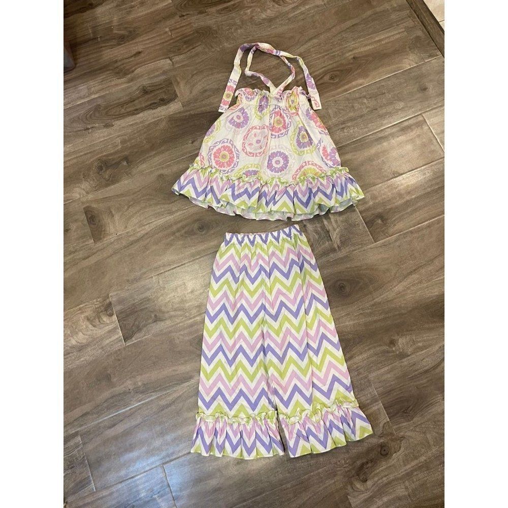 Sweet Tea Botique Girls 2 Piece Outfit